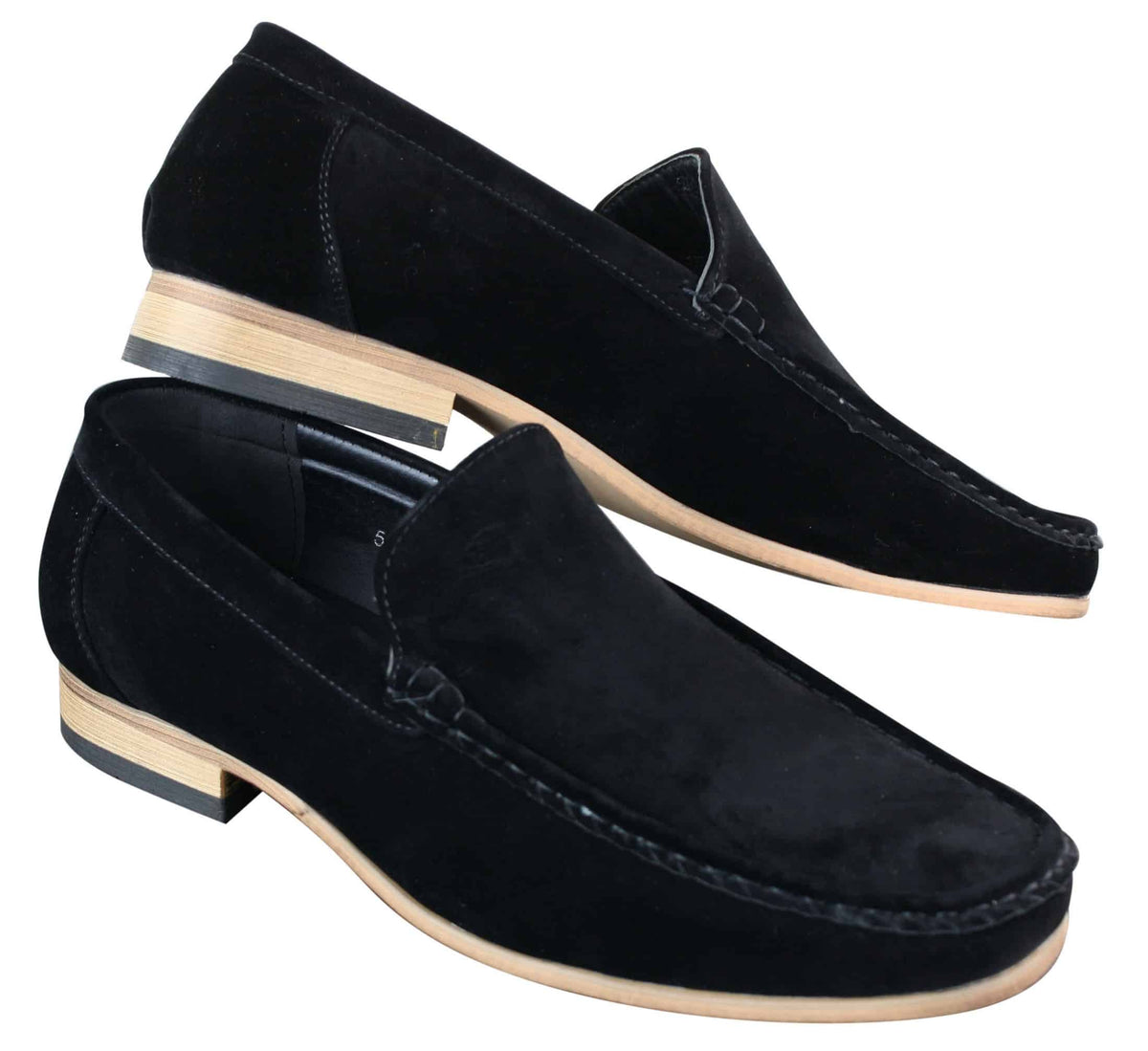 Patron 5588 Herr Smart Casual Slip On Fyrkantiga Mockaskor Italienska