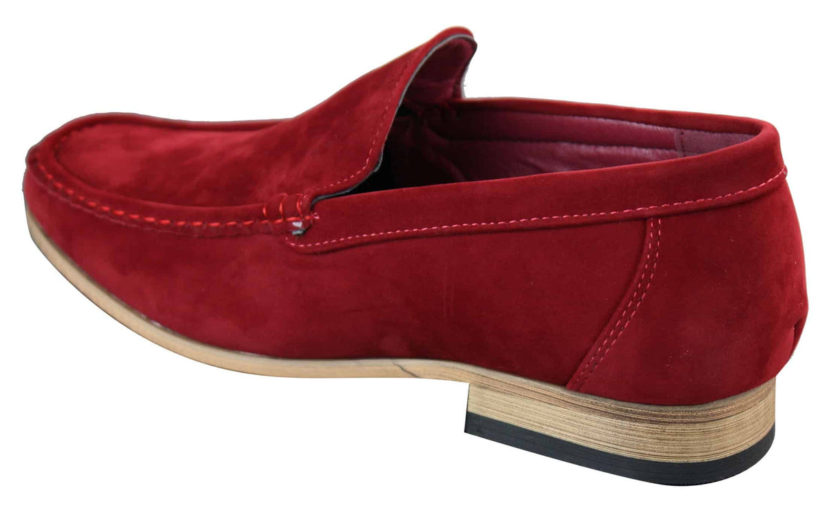 Patron 5588 Herr Smart Casual Slip On Fyrkantiga Mockaskor Italienska