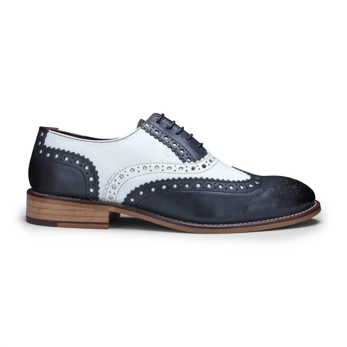 Herrskor i äkta läder, vintage, brogues, 1920-tals mocka, tweed, snörning, eleganta formella skor