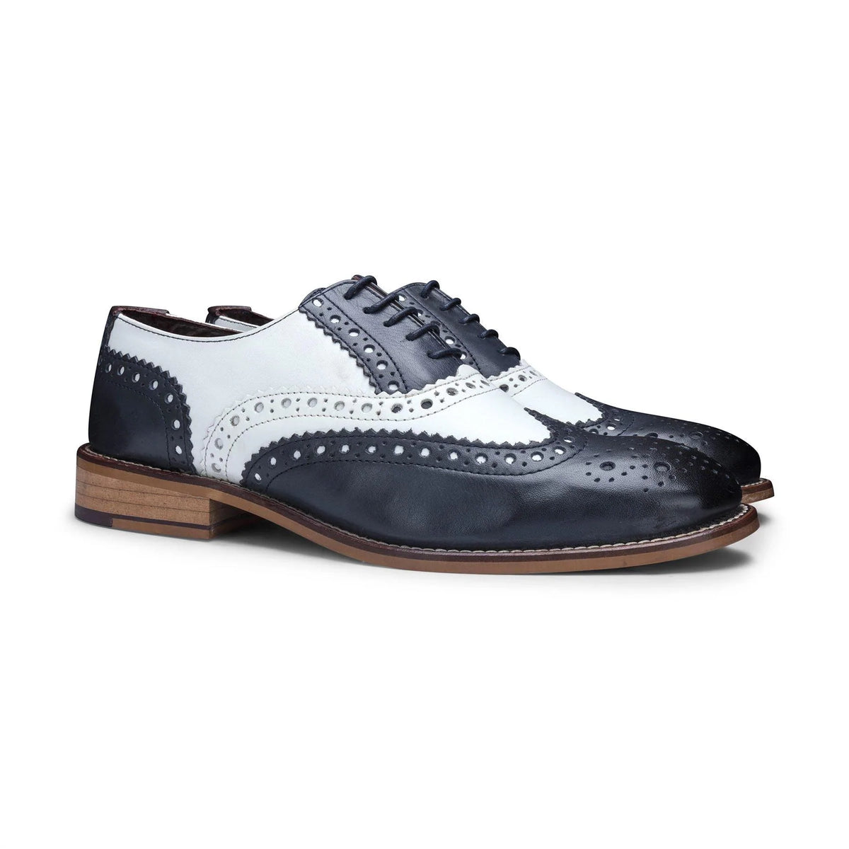 Herrskor i äkta läder, vintage, brogues, 1920-tals mocka, tweed, snörning, eleganta formella skor
