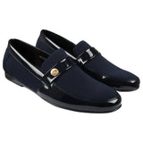 Herr Slip On Lätta Marinblå Loaferskor