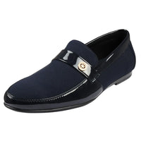 Herr Slip On Lätta Marinblå Loaferskor