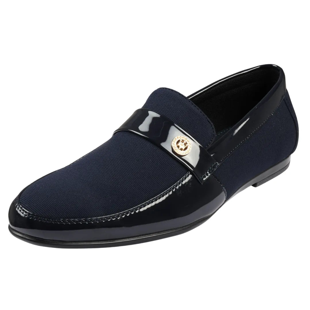 Herr Slip On Lätta Marinblå Loaferskor
