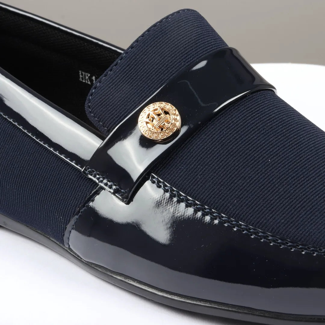 Herr Slip On Lätta Marinblå Loaferskor