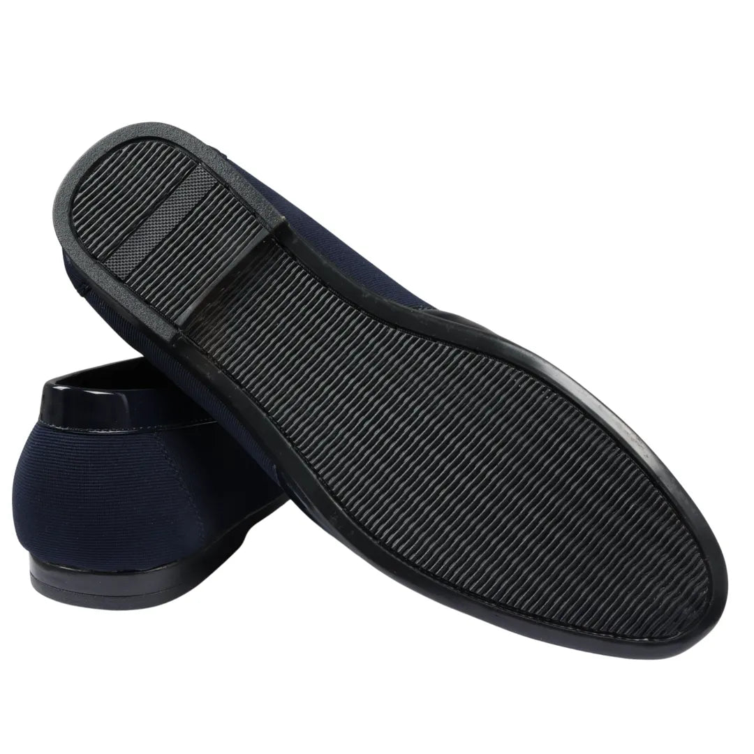 Herr Slip On Lätta Marinblå Loaferskor