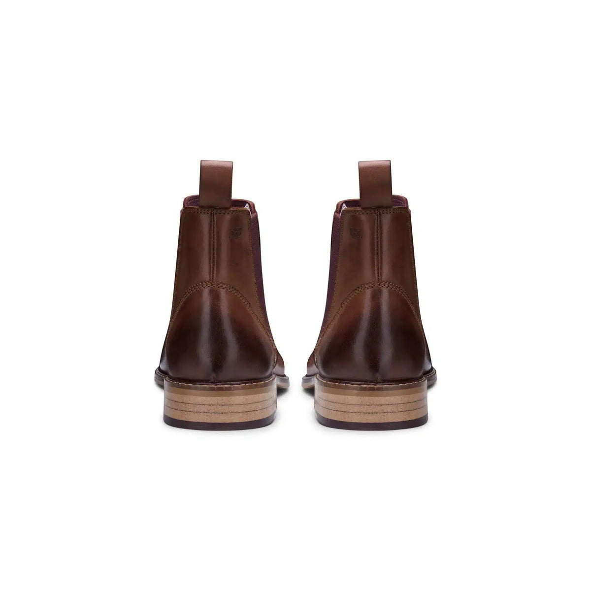 Herr Chelsea Dealer Boots i äkta läder, slip-on, smart casual, retro, vintage, blinders, klassisk