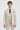 TP-21 Herr Beige 3-delad Sommarkostym i Linne