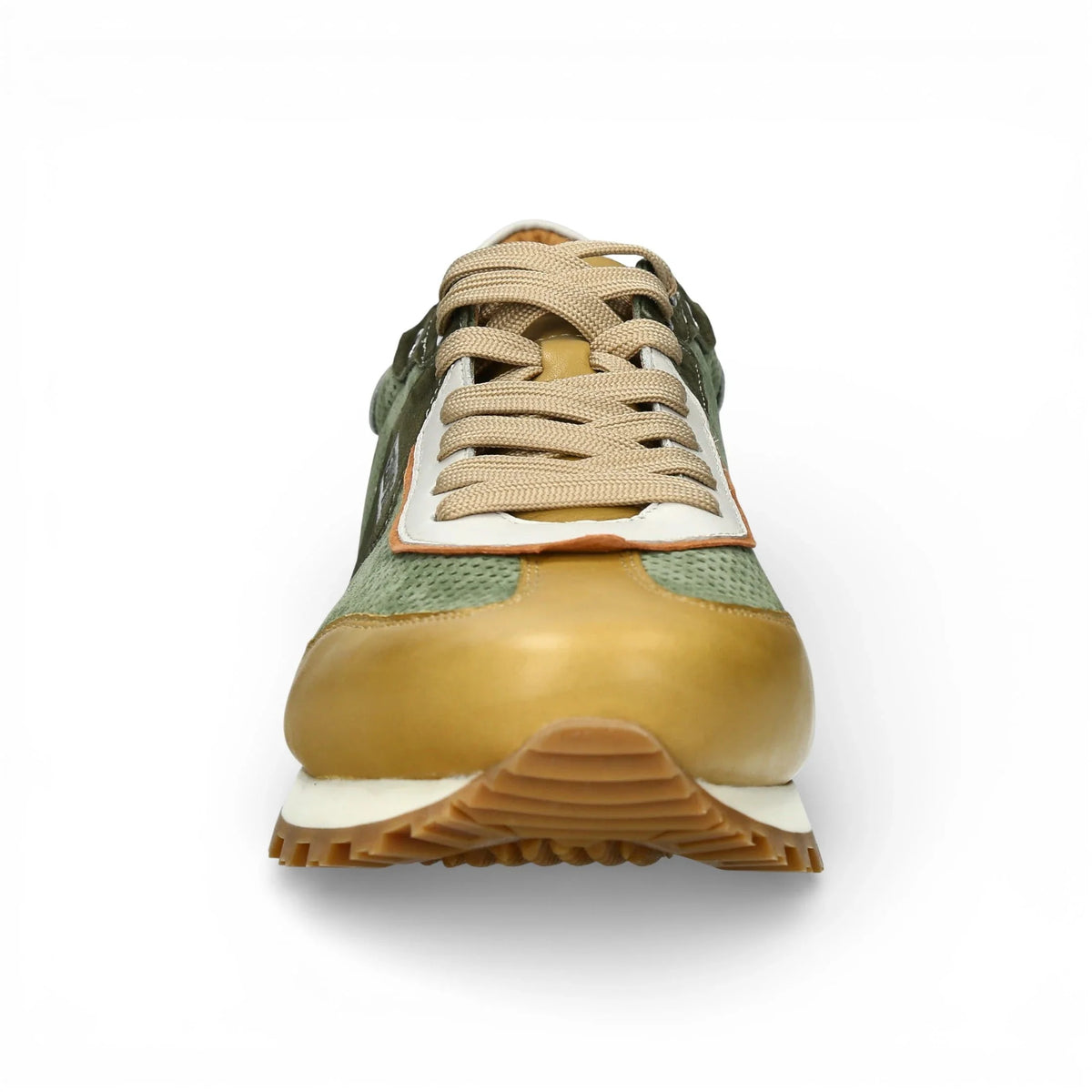 Aglae 02 - Herr Grönbeige Lädersneakers