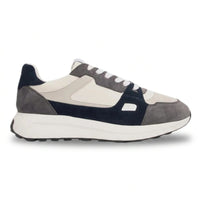 Albany - Grå andningsbara mesh-sneakers för män