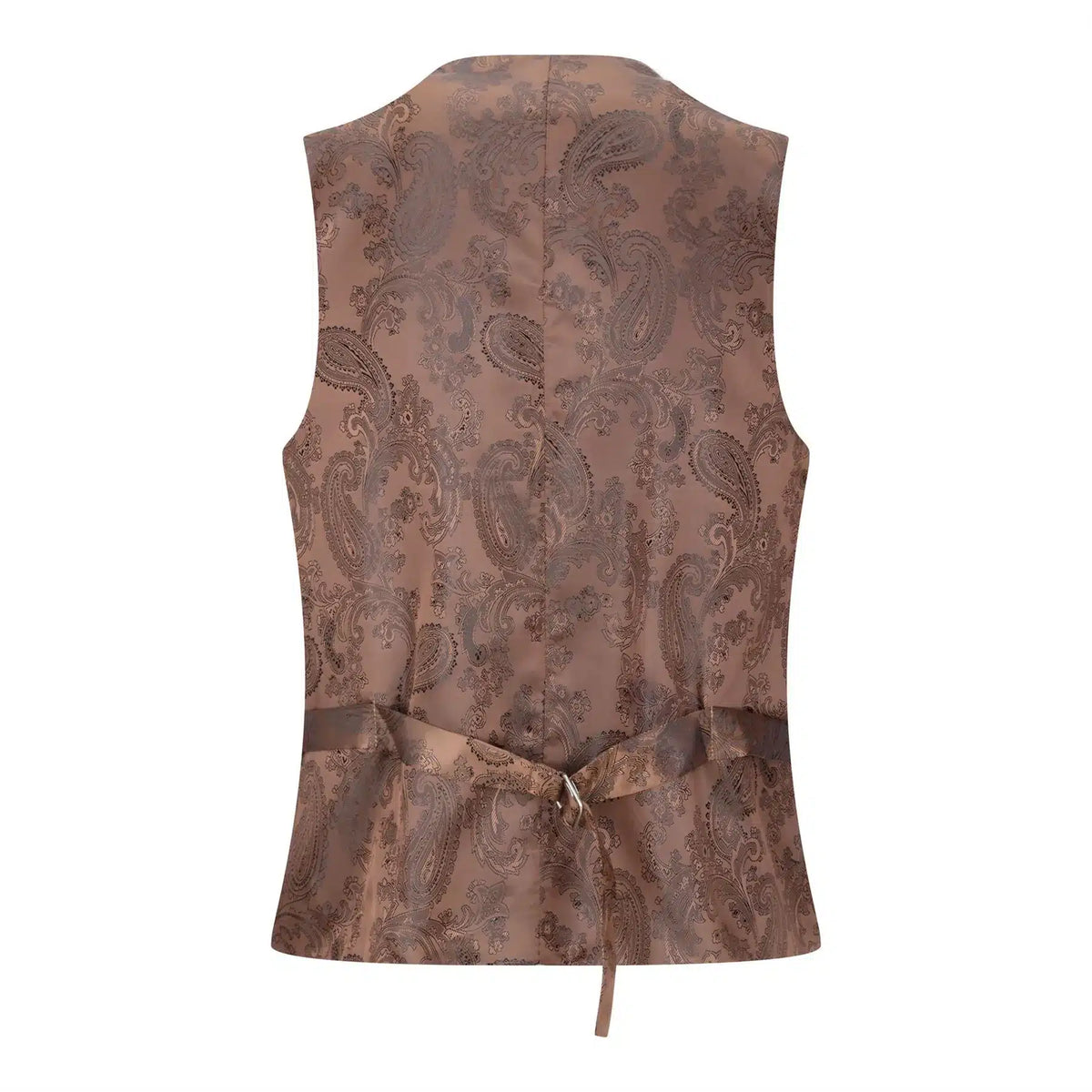 Pojkar Rutig Tweed Beige Brun 3-delad Kostym Bröllop Vintage Retro Klassisk