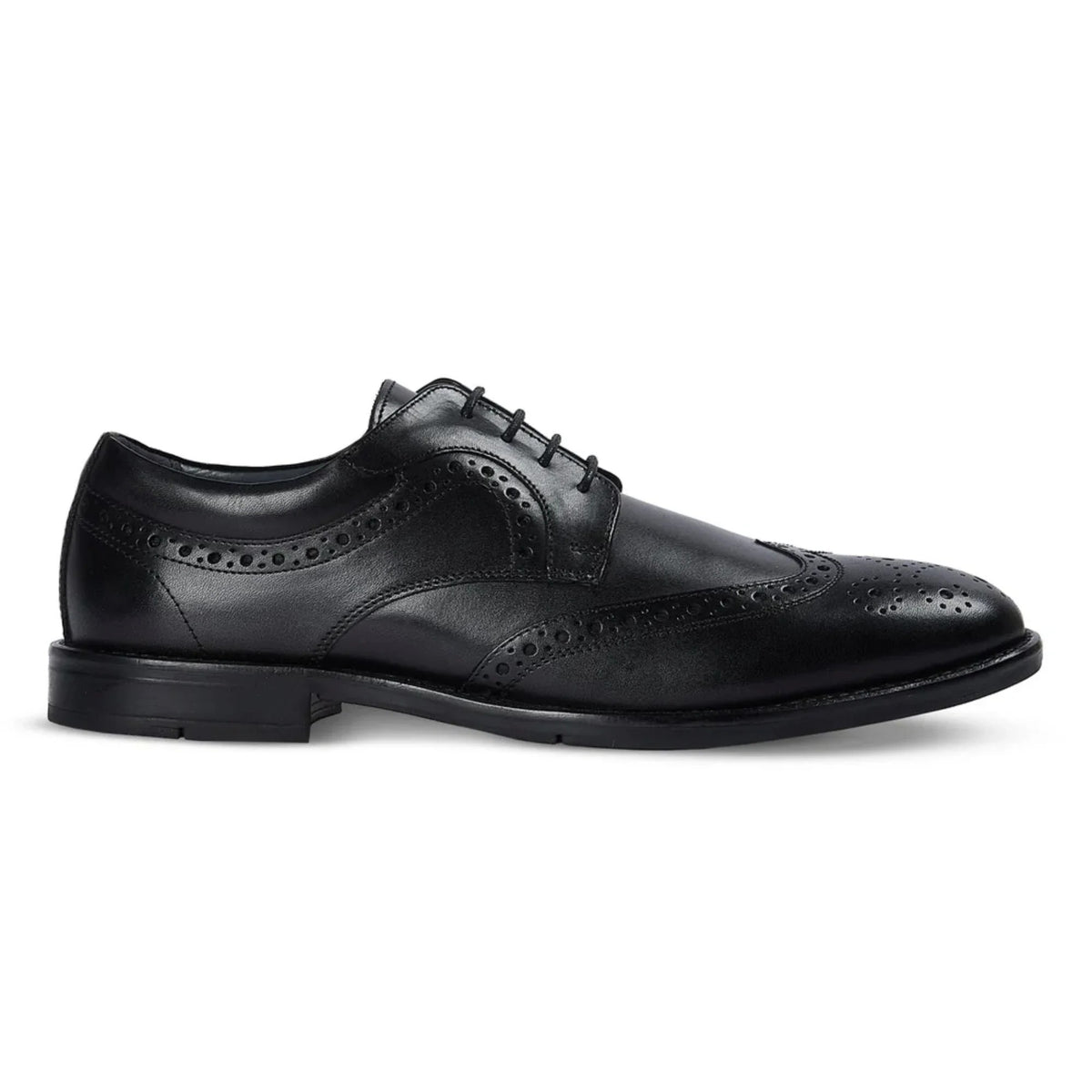 Cambridge - Herr Svarta Wingtip Brogue Derbyskor