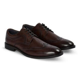 Cambridge - Herr Mörkbruna Wingtip Brogue Derbyskor