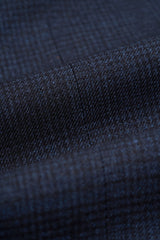 Caridi - Marinblå herrbyxor i tweed