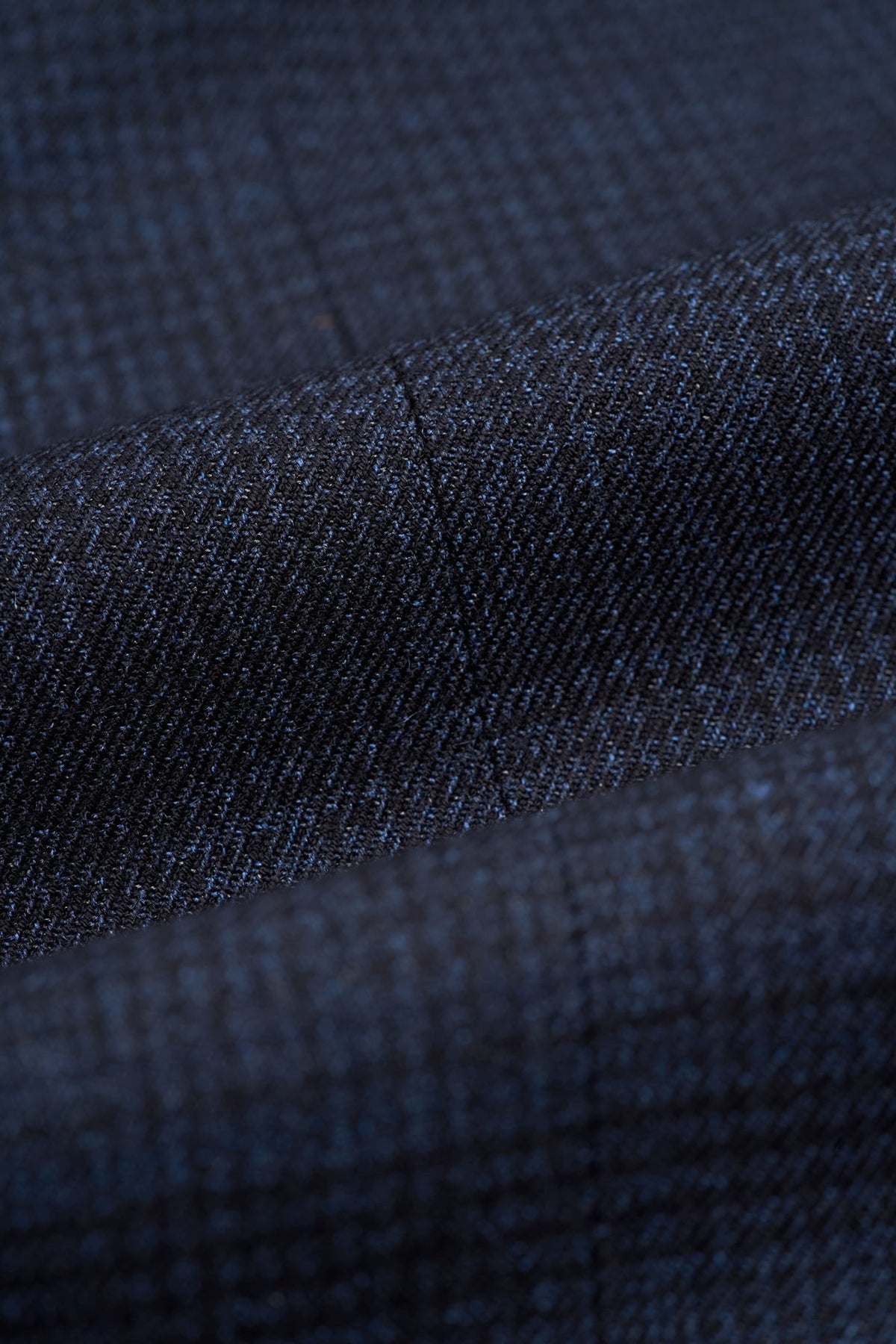 Caridi - Marinblå herrbyxor i tweed