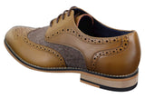 Cavani Horatio - Herr Oxfordskor i tweed och läder