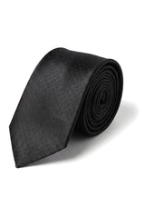 Cavani Satin Slips - Matchande Herrslips i Satin Siden Näsduk & Slipsklämma Prickig Bröllopsbal Kontorsslips