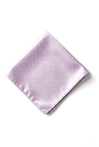 Cavani Satin Slips - Matchande Herrslips i Satin Siden Näsduk & Slipsklämma Prickig Bröllopsbal Kontorsslips