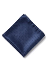 Cavani Satin Slips - Matchande Herrslips i Satin Siden Näsduk & Slipsklämma Prickig Bröllopsbal Kontorsslips