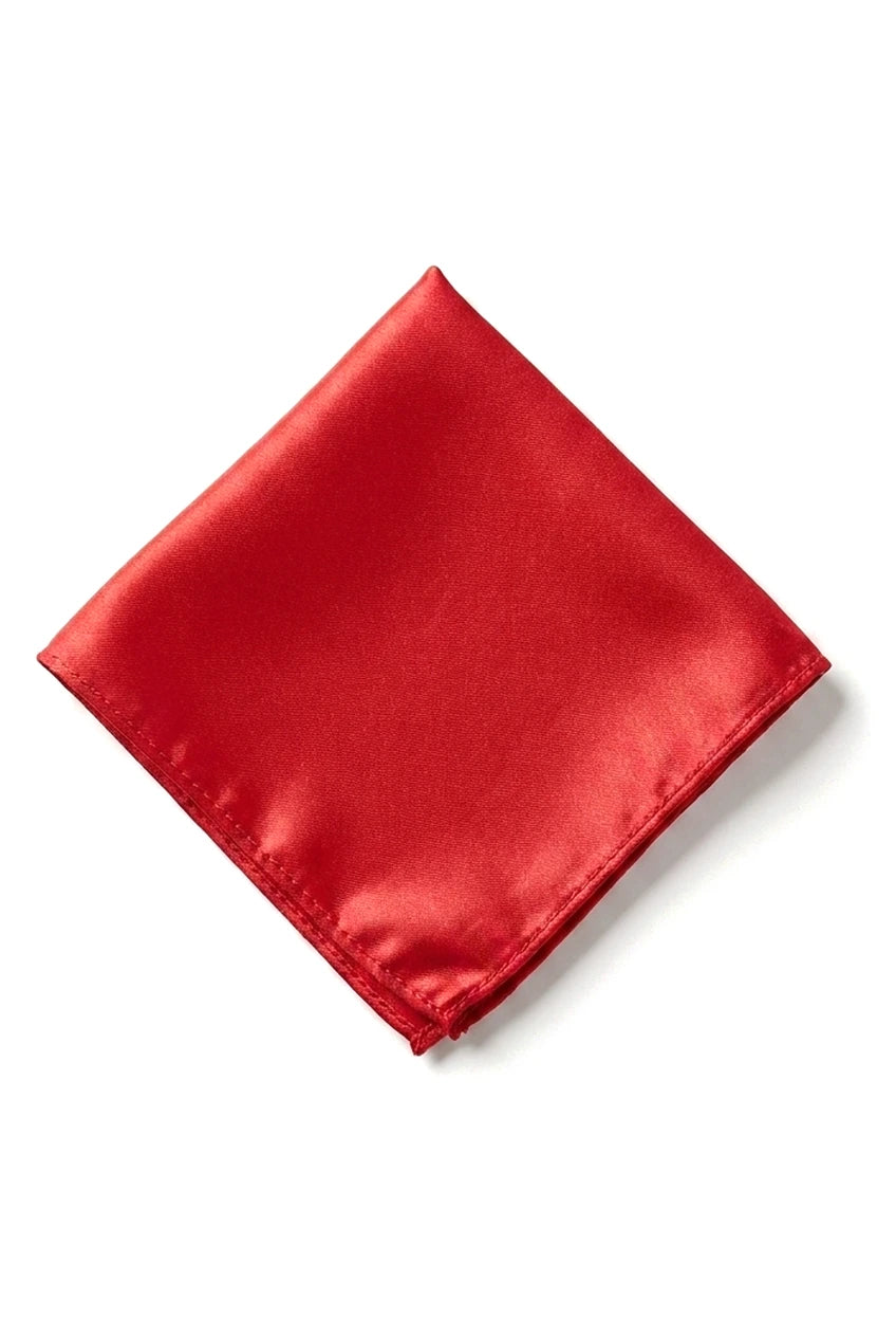 Cavani Satin Slips - Matchande Herrslips i Satin Siden Näsduk & Slipsklämma Prickig Bröllopsbal Kontorsslips