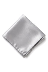 Cavani Satin Slips - Matchande Herrslips i Satin Siden Näsduk & Slipsklämma Prickig Bröllopsbal Kontorsslips
