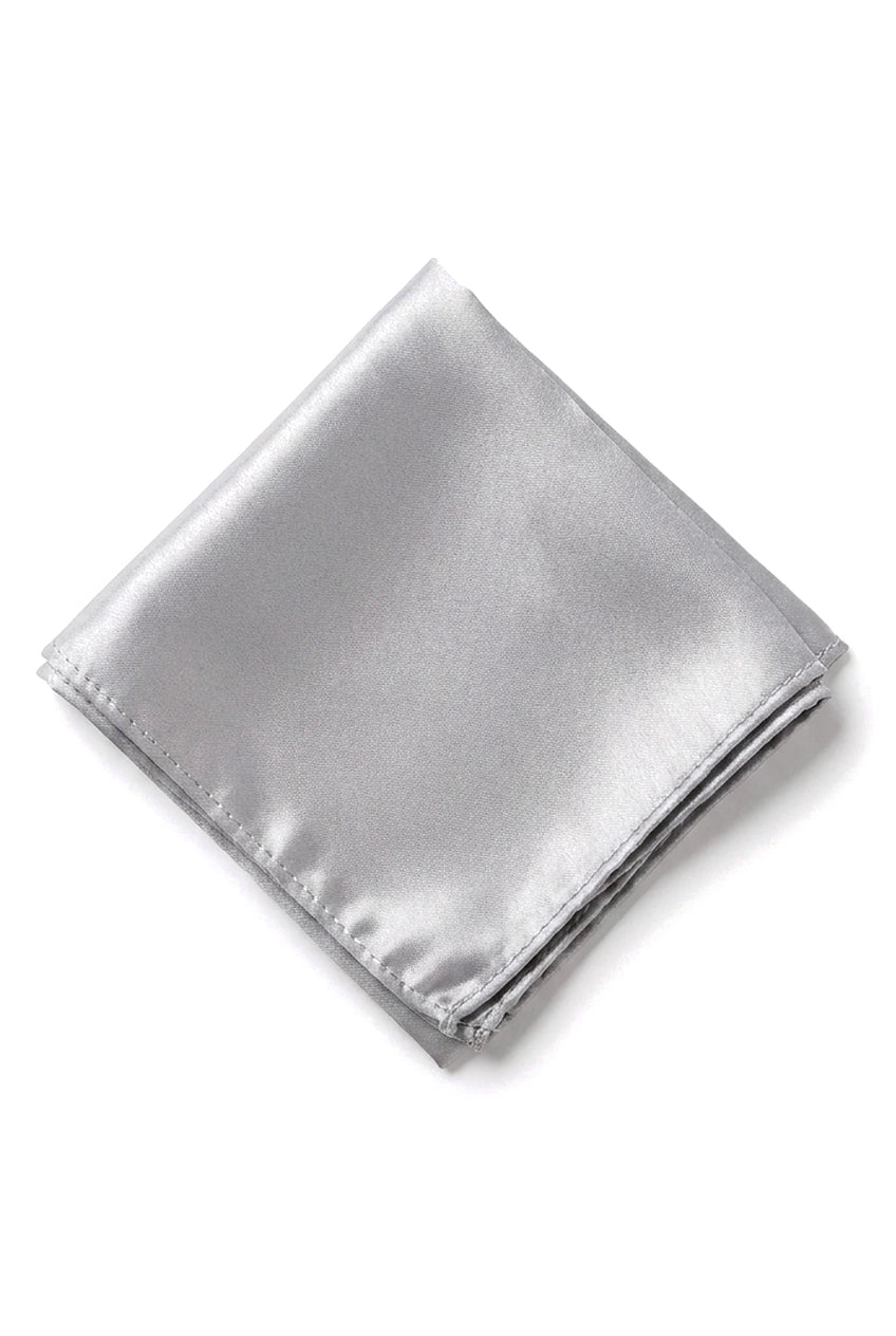 Cavani Satin Slips - Matchande Herrslips i Satin Siden Näsduk & Slipsklämma Prickig Bröllopsbal Kontorsslips