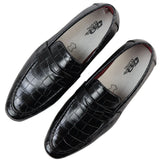 Svarta loafers för män