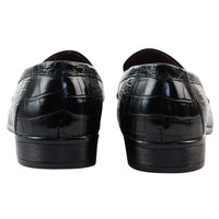 Svarta loafers för män