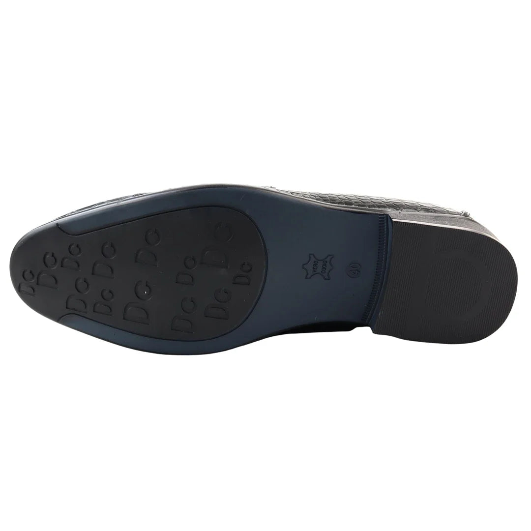Svarta loafers för män
