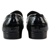 Gröna slip-on loafers för män