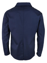 Herr Mellanlång Överrockjacka Lätt Vikt Smart Casual Marinblå Mac