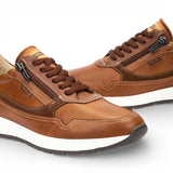Getafe - Herr Bruna Läder Sneakers Lättviktiga