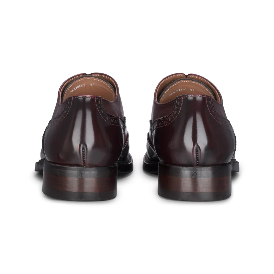 Harry - Herr Vinröda Brogues i Lackläder