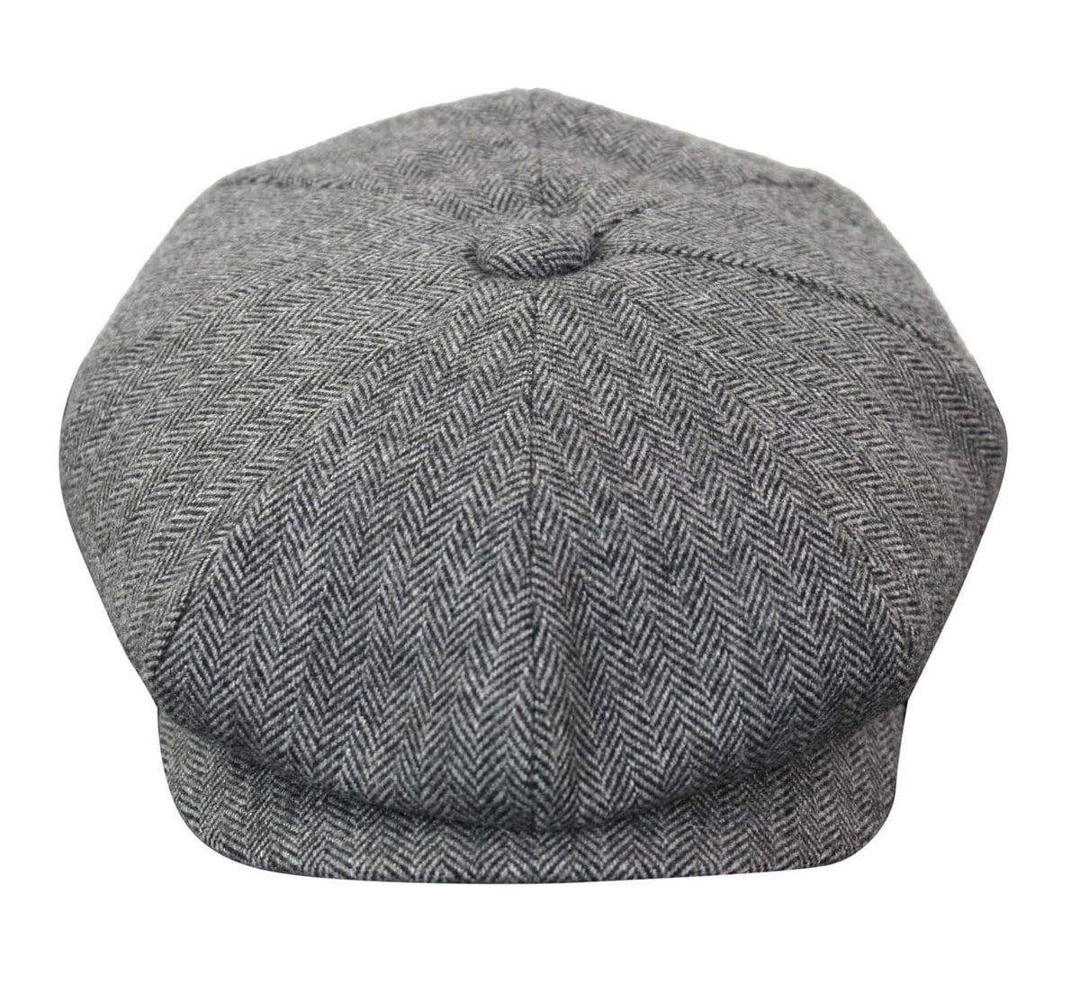 HT6364 - Herr Fiskbensmönstrad Tweed Newsboy Peaky Blinders Hatt