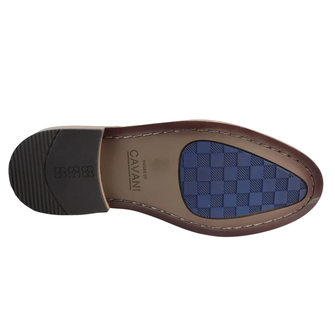 Herr Slip-On Loafers i Äkta Mocka med Båtskor Marinblå Smart Casual Klassisk Komfort Passform