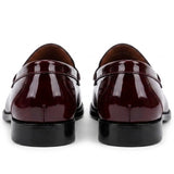 Joseph - Herr Vinröda Penny Loafers i Lackläder