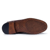 Joseph - Herr Vinröda Penny Loafers i Lackläder