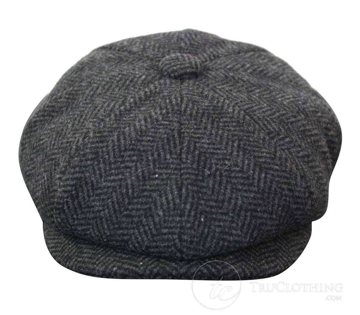 Barn Peaky Blinders Newsboy Tweed Fiskbensmönstrad 8 Panel Hatt