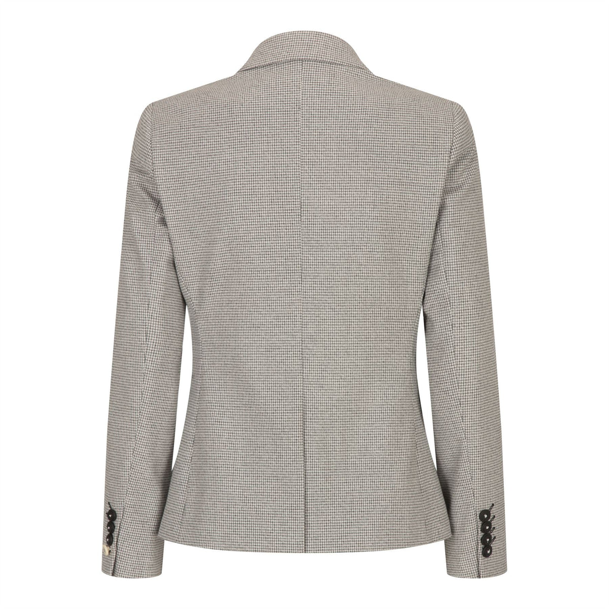 Dam Tweed Beige Kavaj Ull Klassisk Jaktjacka Vintage 1920-tals Retro