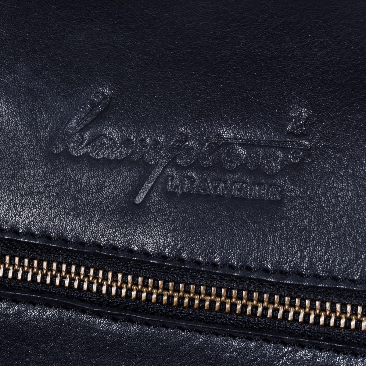 Äkta Läder Vintage Handbagageväska - Svart