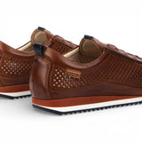 Liverpool - Herr Bruna Läder Elastiska Slip-on Sneakers