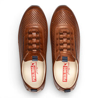 Liverpool - Herr Bruna Läder Elastiska Slip-on Sneakers