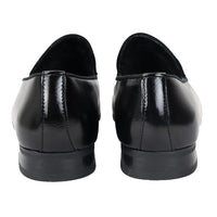 Herrslip-on svarta loaferskor