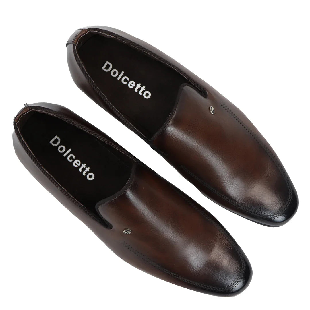 Herr Slip On Bruna Loaferskor