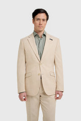 Malibu - Beige texturerad herrkavaj