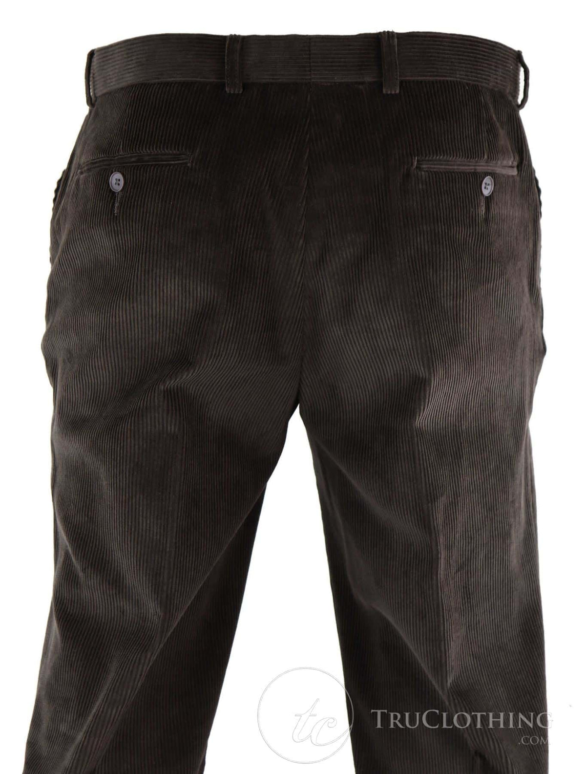 Bruna manchesterbyxor för män