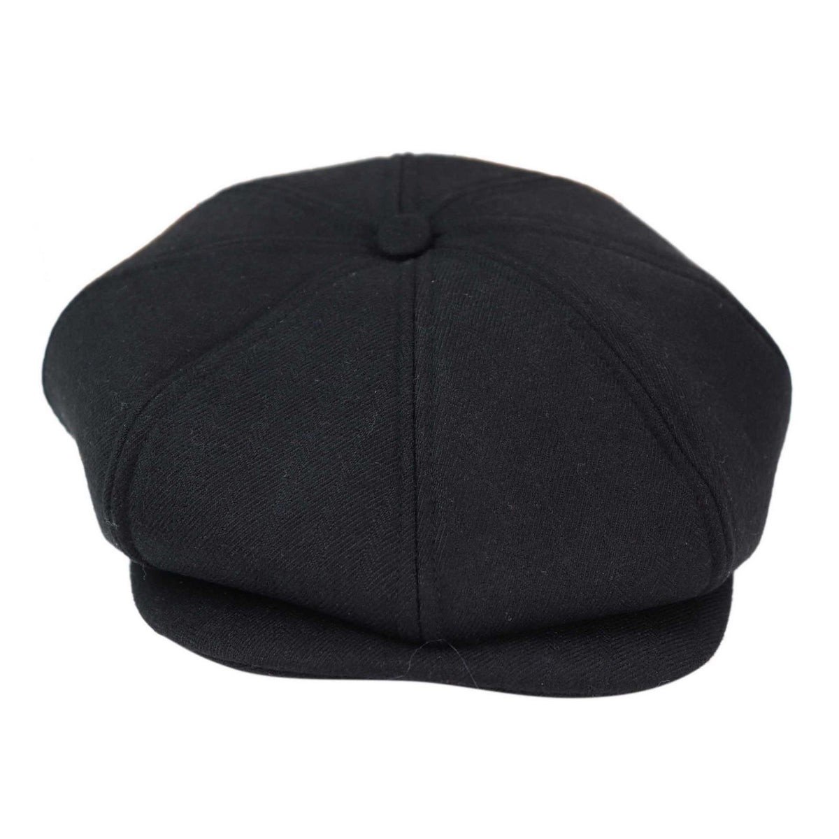 Herr 8 Panel Peaky Blinders Hatt - Svart