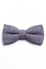 Herrfluga i fiskbensmönstrad tweed