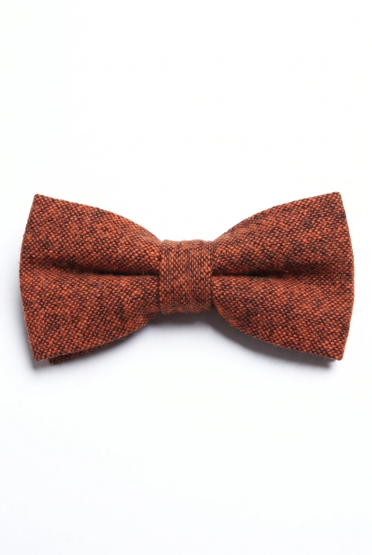 Herrfluga i brun tweed och ullblandning