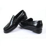 Klassiska Penny PU-läderloafers för män