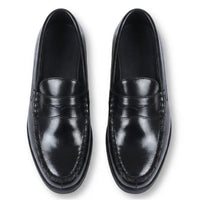 Klassiska Penny PU-läderloafers för män